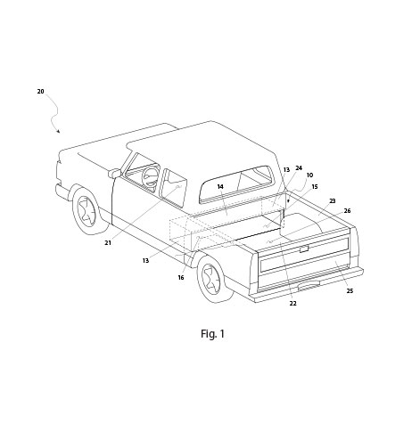 Cal Haul Patent Drawing